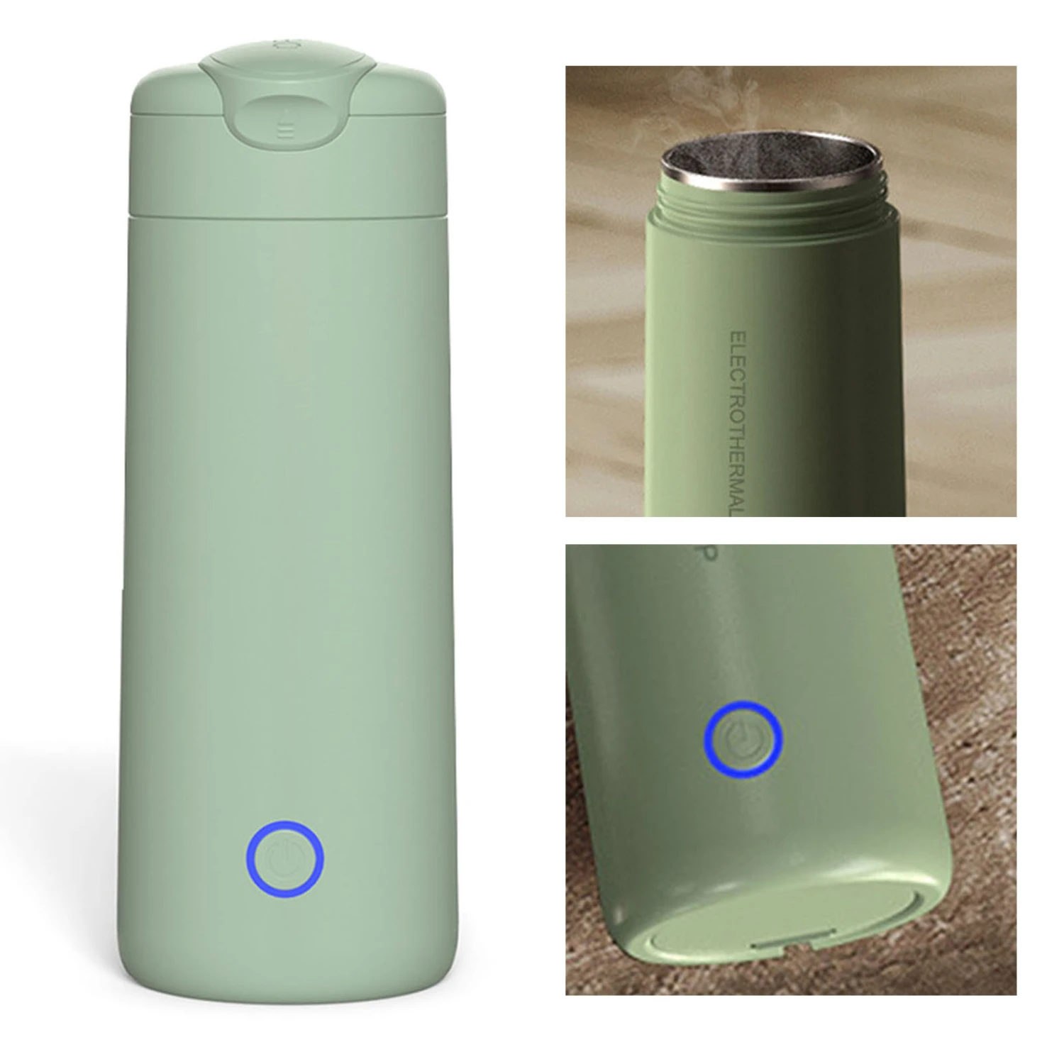 Portable Electric Heating Water Cup Travel Automatic Heating Cup Mini Electric Kettle CN 220V