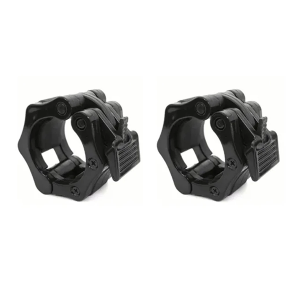 Barbell Collars Quick Release Barbell Clamps Clips Barbell Dumbbell Training Supplies Black