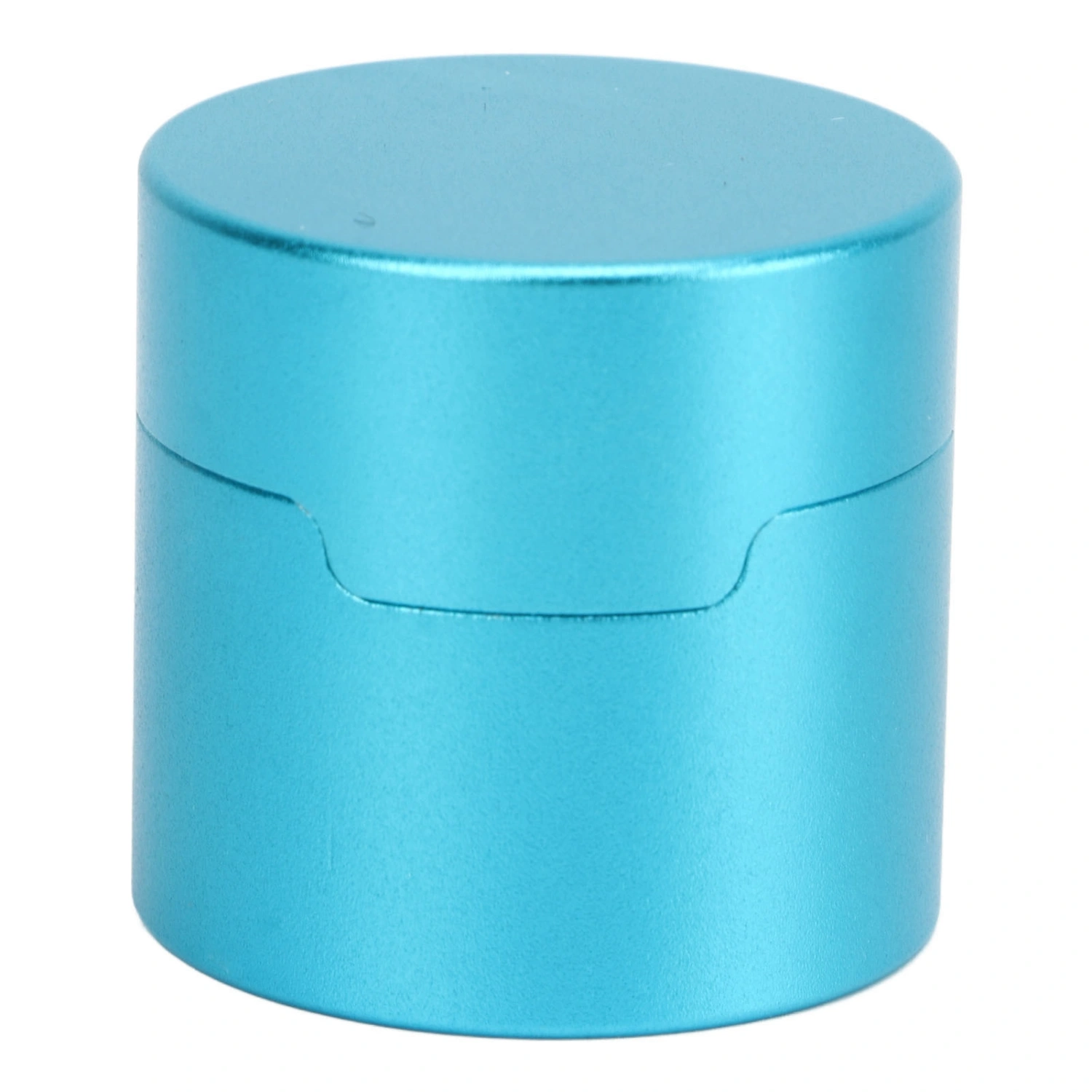 Billiard Chalk Case Round Aluminum Alloy Pool Cue Chalk Box Holder for Pool Cue Sports Accessories Blue