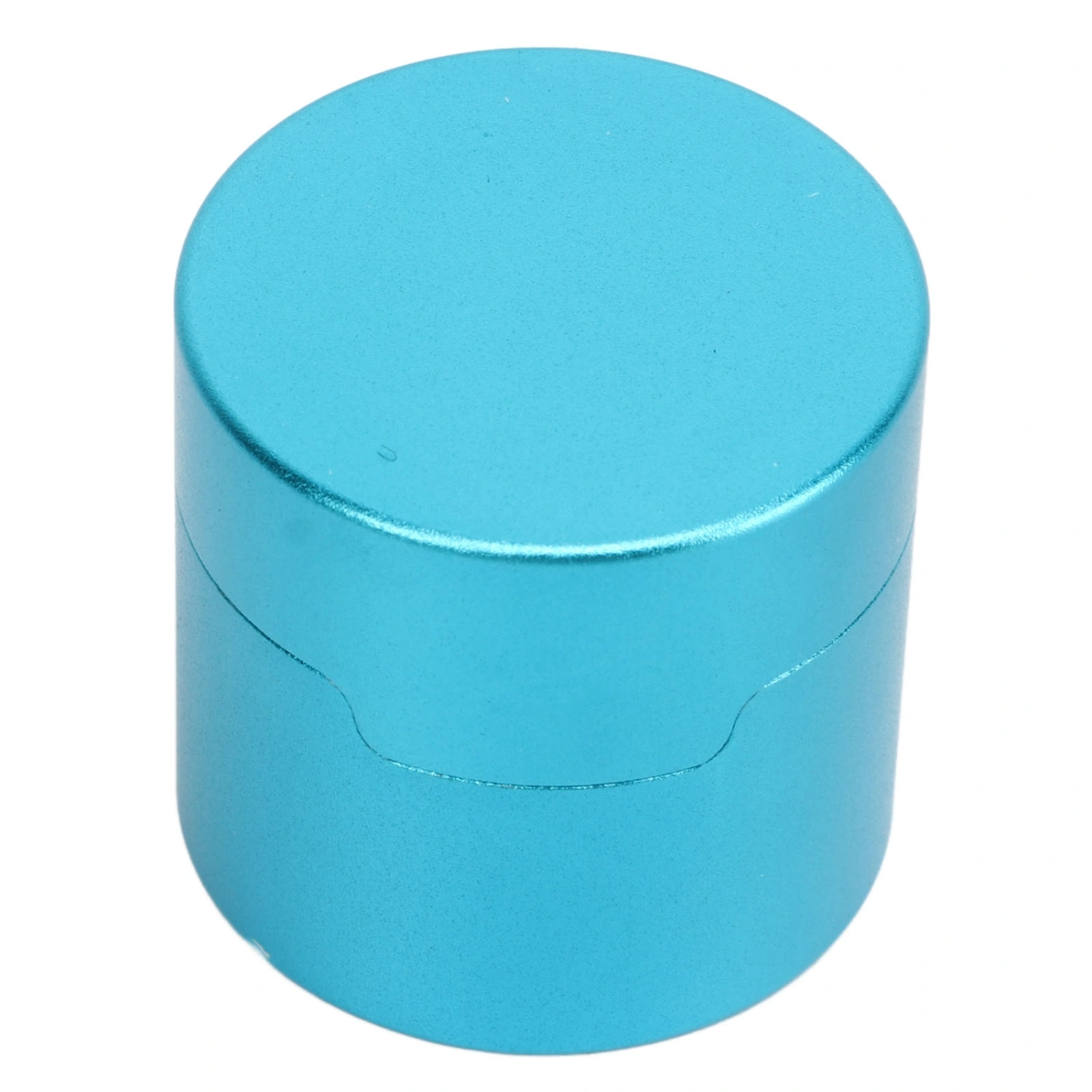 Billiard Chalk Case Round Aluminum Alloy Pool Cue Chalk Box Holder for Pool Cue Sports Accessories Blue