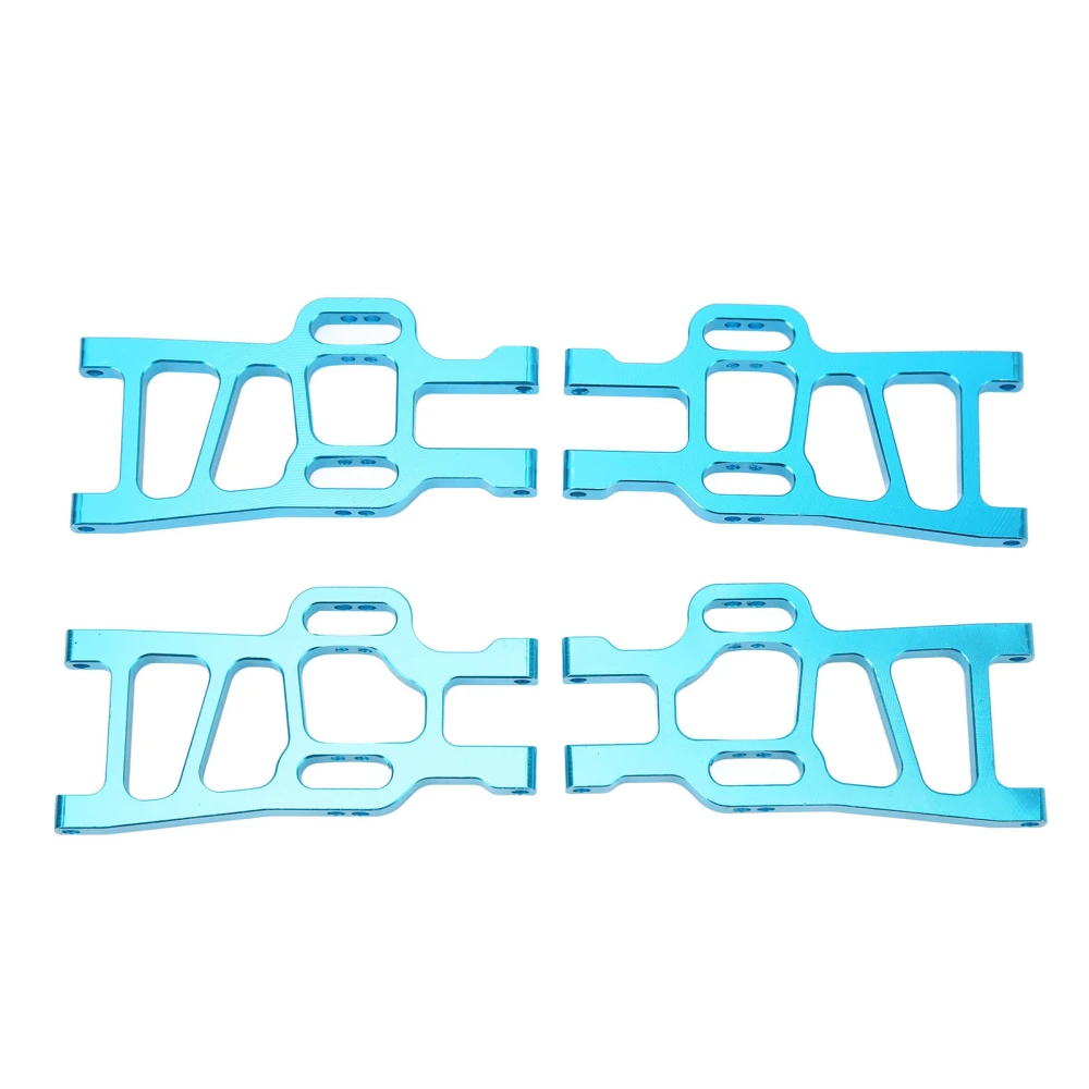 4 Pcs Front Rear Suspension Arms Set for HSP Racing 94111 1/10 RC Car Upgrade Parts Replacement Blue