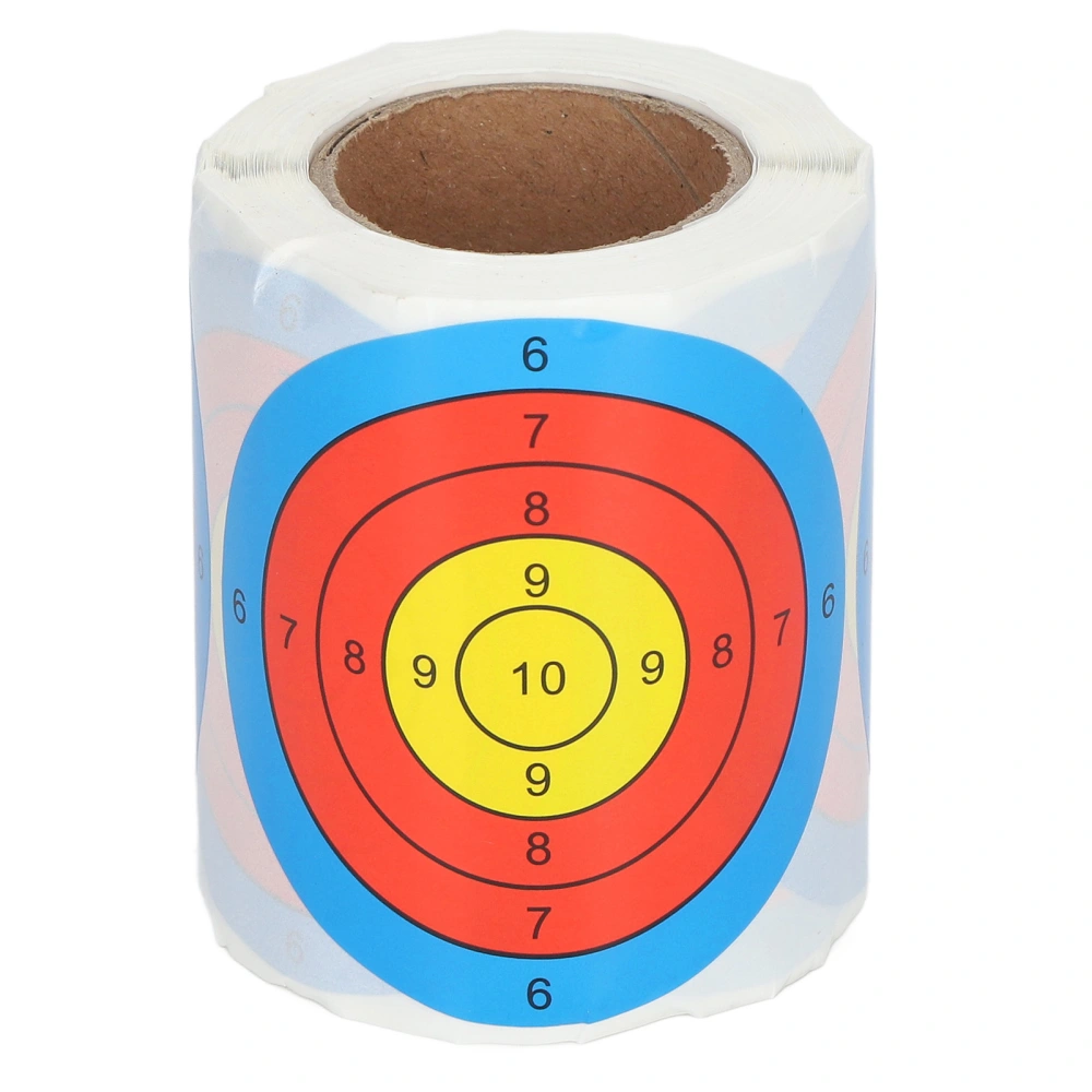 3 Inches Self Adhesive Target Stickers 200 Sheets Shooting Splatter Target Stickers Roll for Archery Training