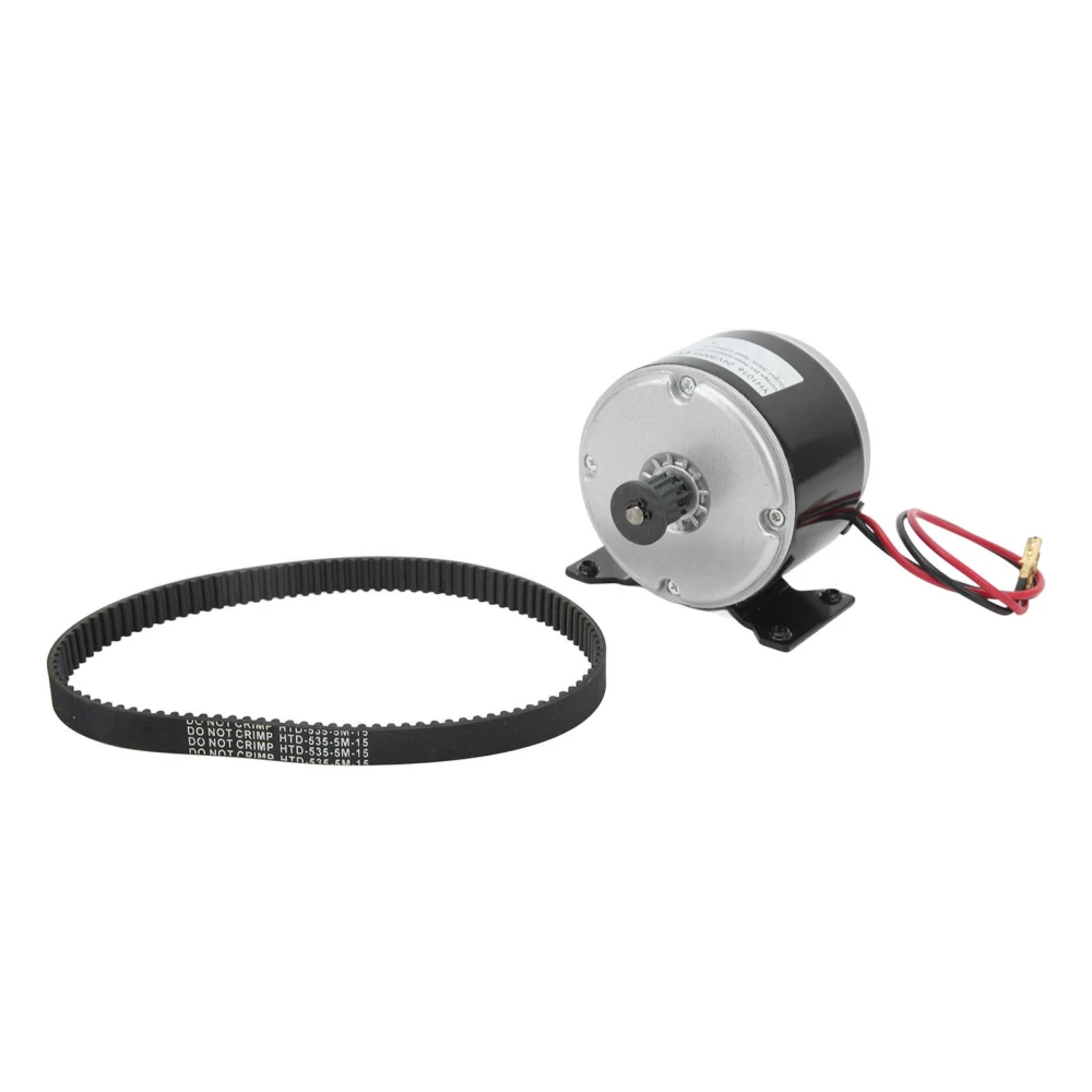 Brushed Motor 2750RPM High Speed Electric Motor with 535 Belt Pulley for Electric Scooter Bike 24V 300W