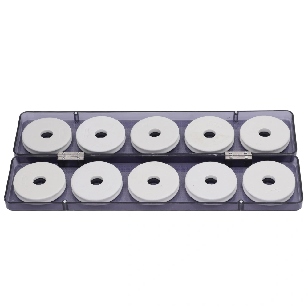 Fishing Foam Spools Box 10 Spools Portable Organize Storage Fishing Line Holder Case for Boat Lake Fishing