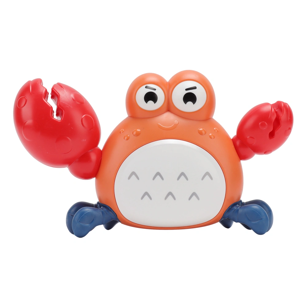 Crawling Crab Baby Toys Multifunction Early Education Puzzle Big Crab Baby Story Machine with Music and LED Light