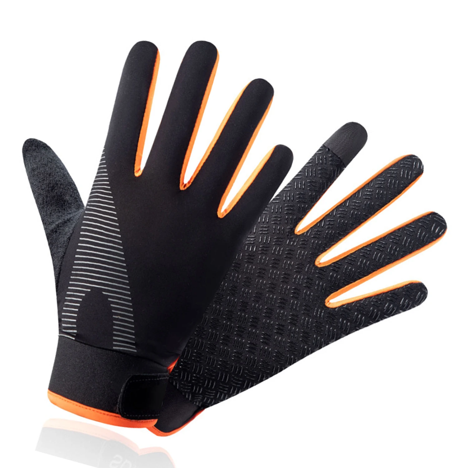 Riding Gloves Summer Ice Silk Absorbing Sweat UV Protection Outdoor Sports Gloves for Mountaineering Cycling M
