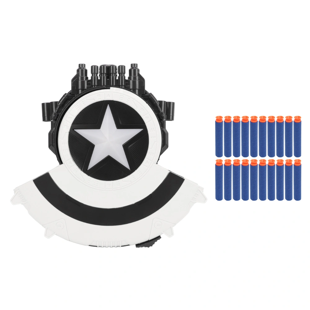 Shield Strikeshot Launcher Captain Strikeshot Shield Role Play Toy for Children Gift Over 6