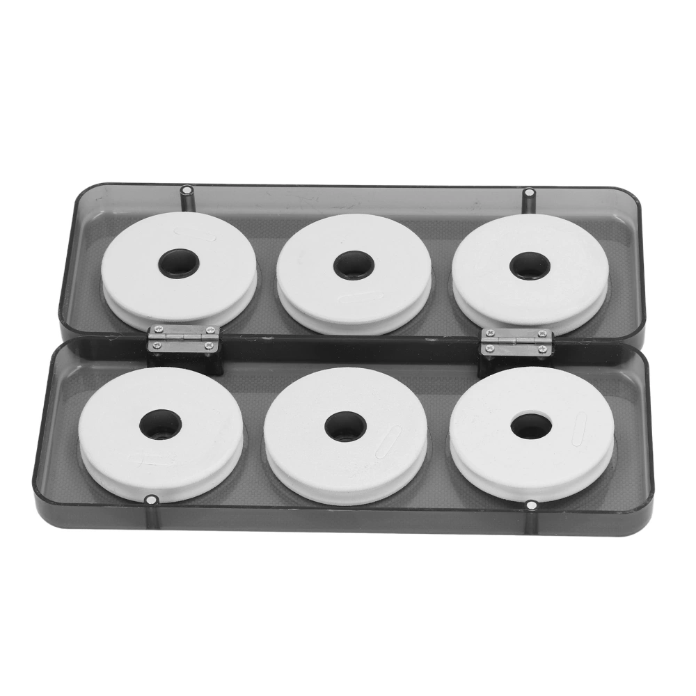 BuyWeek Fishing Line Spool Case Multifunction Portable Foam Spools Line Box for Fishing Accessories