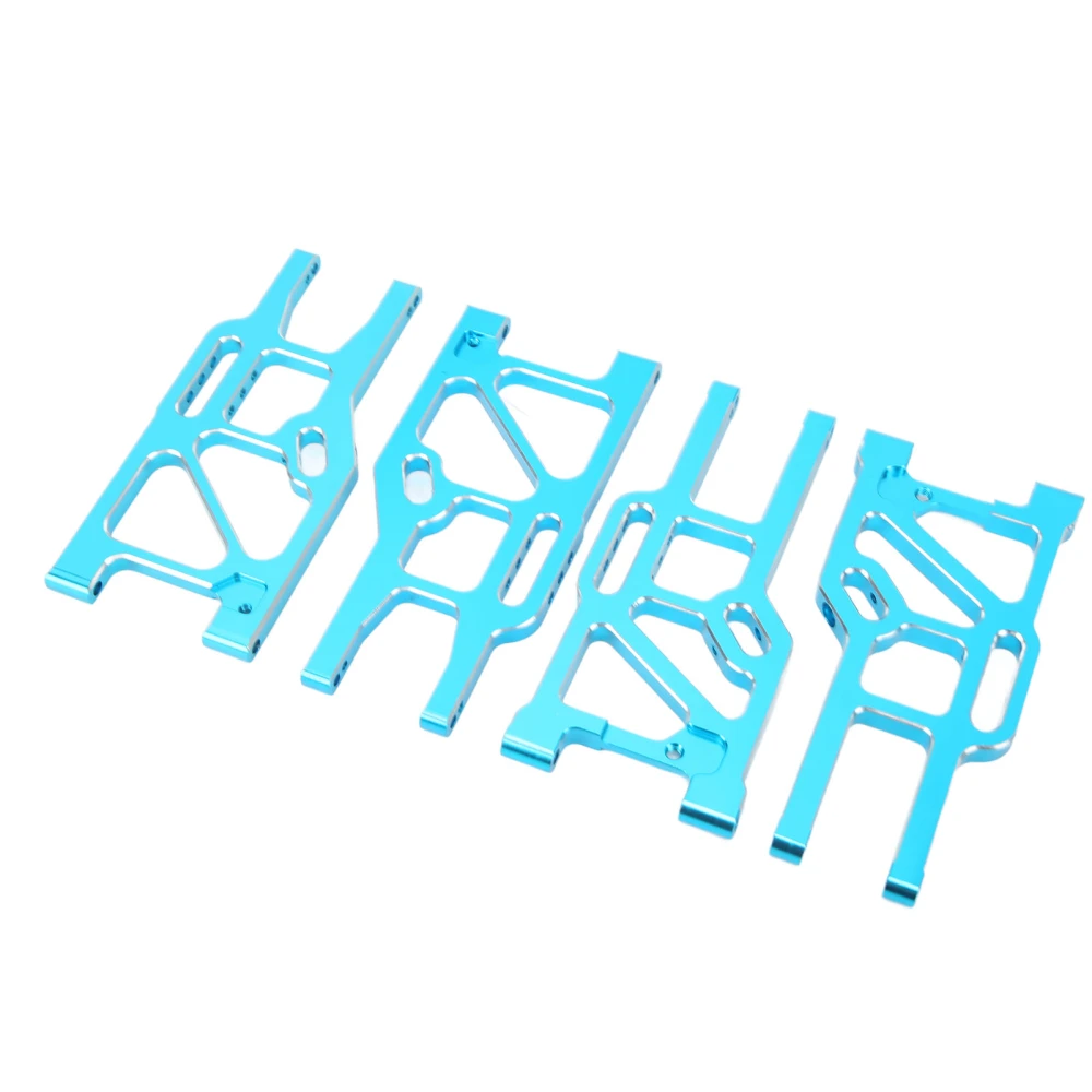 4pcs RC Front Rear Suspension Arm Kit Aluminum Alloy RC Swing Arm Parts for HSP Starpace 94762 1/8 RC Car