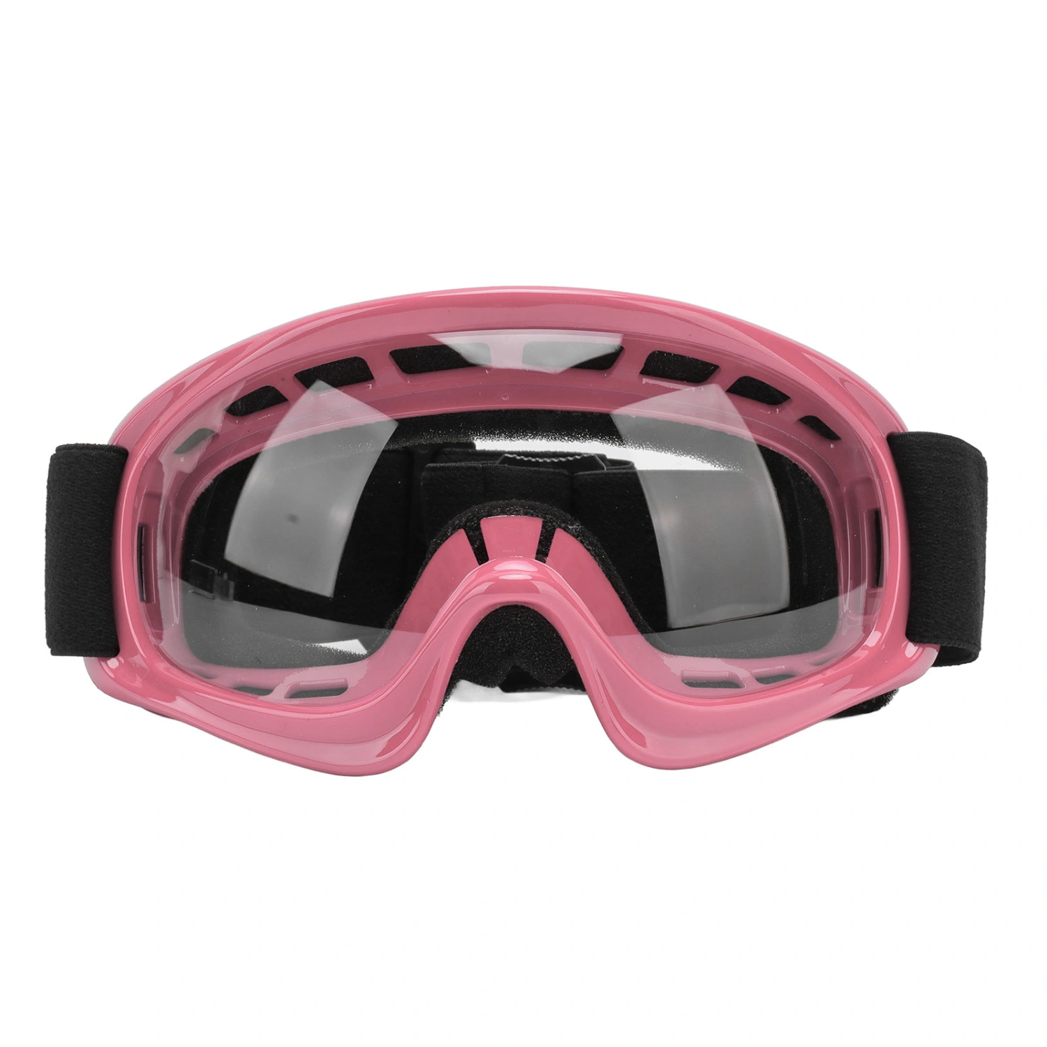 Kids Dirt Bike Goggles Impact Resistance UV Protection Motorcycle Goggles for Outdoor Cycling Ski ATV Off Road Racing Pink
