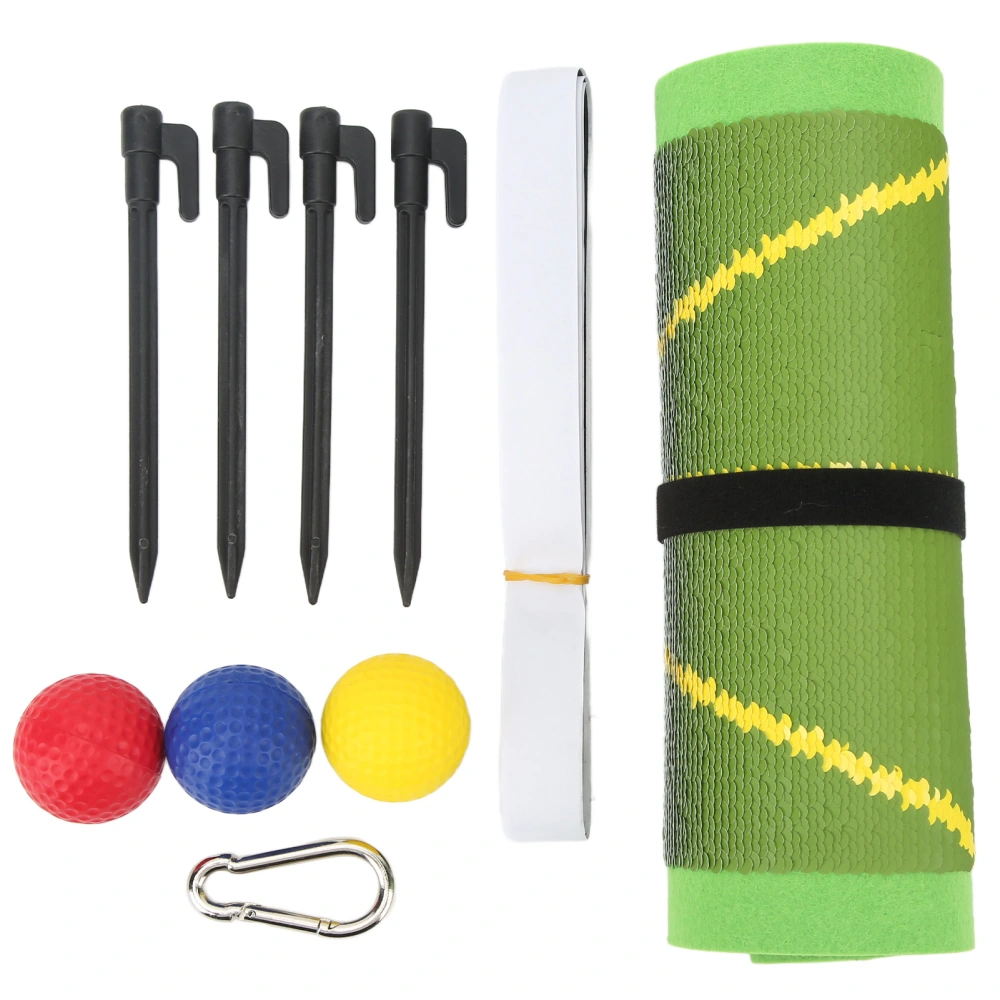 Golf Swing Mat Golf Hitting Contact Track Detection SBR Plastic Training Rug for Indoor