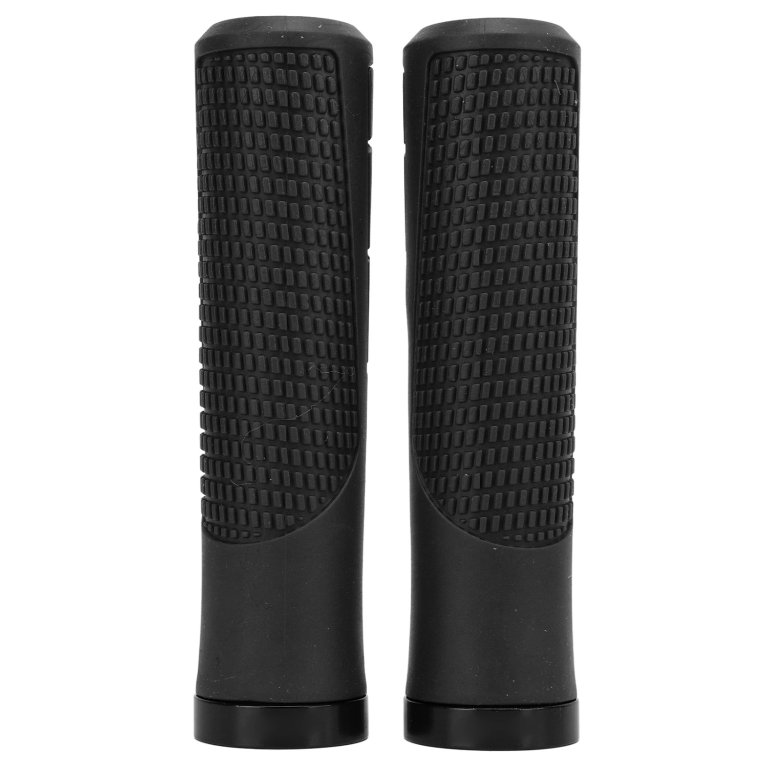 2 PCS Bike Rubber Handlebar Grips Anti Slip Handlebar Cover Shockproof Mountain Bike Handles Black