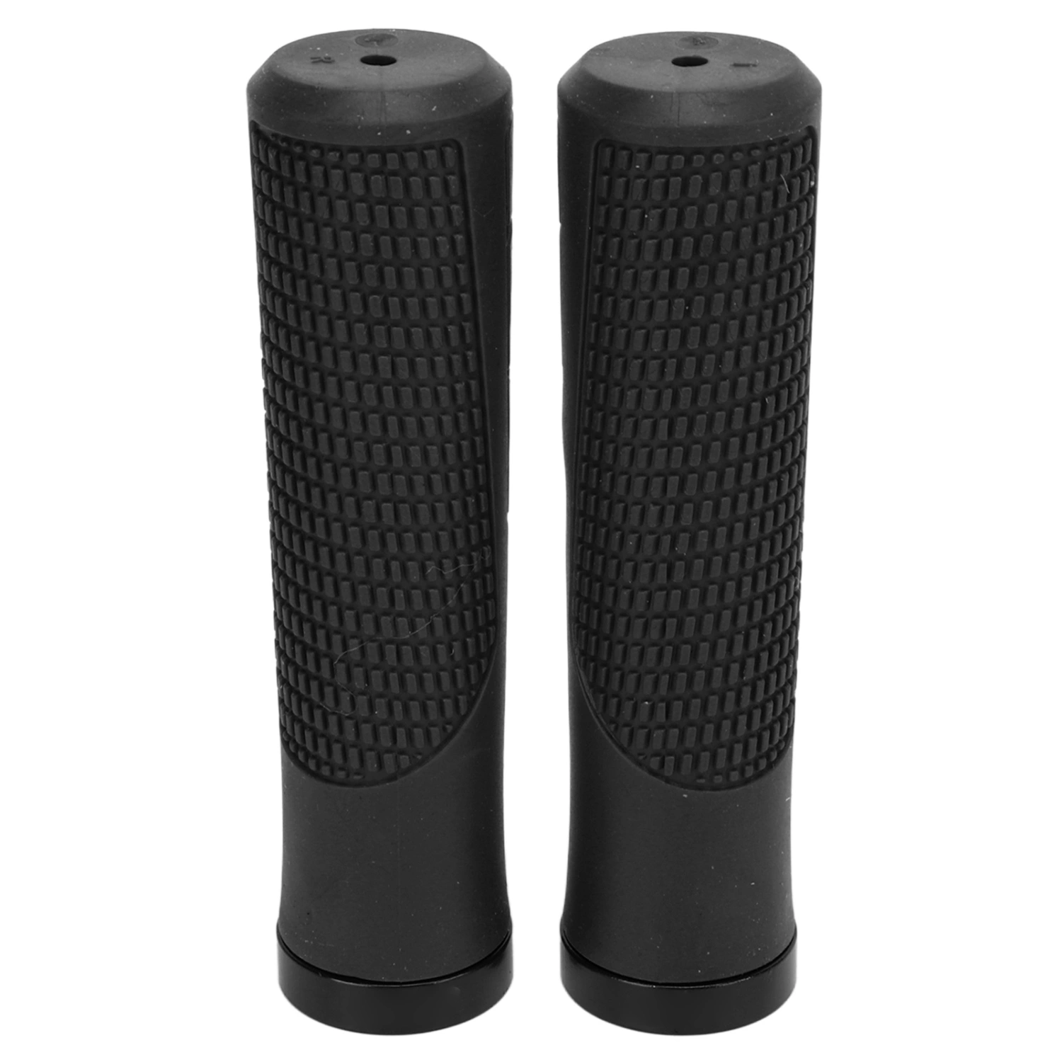 2 PCS Bike Rubber Handlebar Grips Anti Slip Handlebar Cover Shockproof Mountain Bike Handles Black