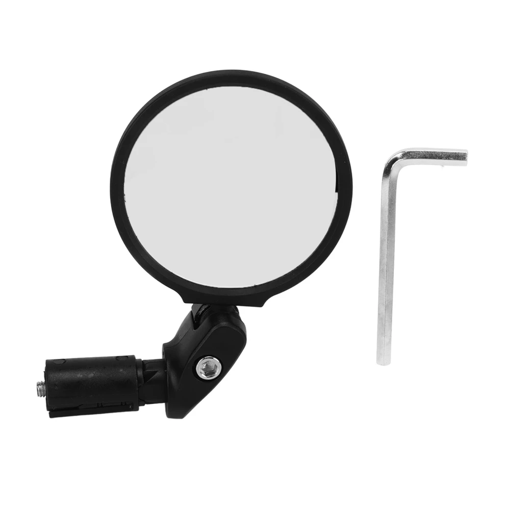 BuyWeek Handlebar Rearview Mirror Replacement 360° Rotation Road Bike Reflective Mirror 68mm Diameter