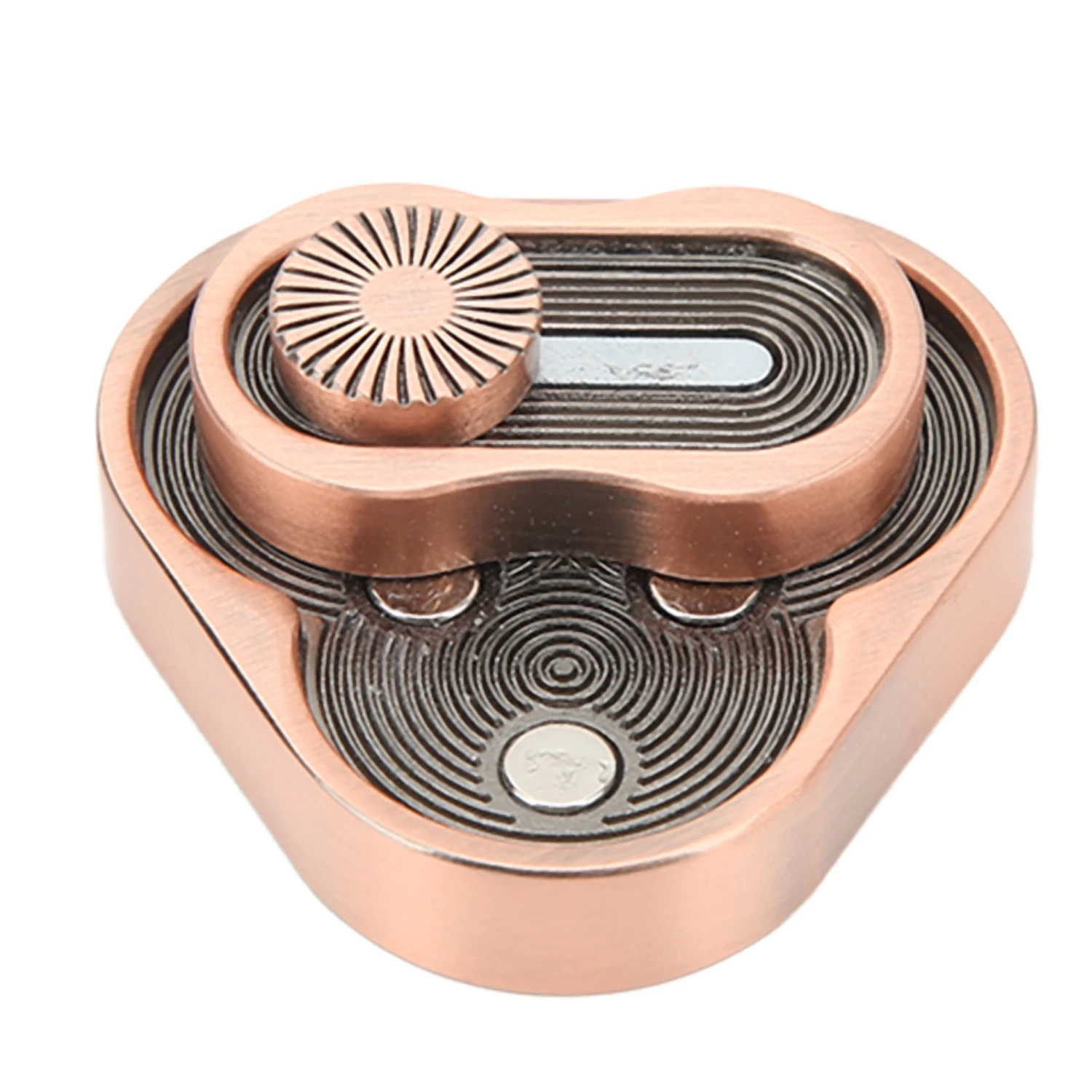 Push Slider Aluminium Alloy Portable Tricyclic Corrosion Resistance Fingertip Slider Toy for Relieve Stress Autism