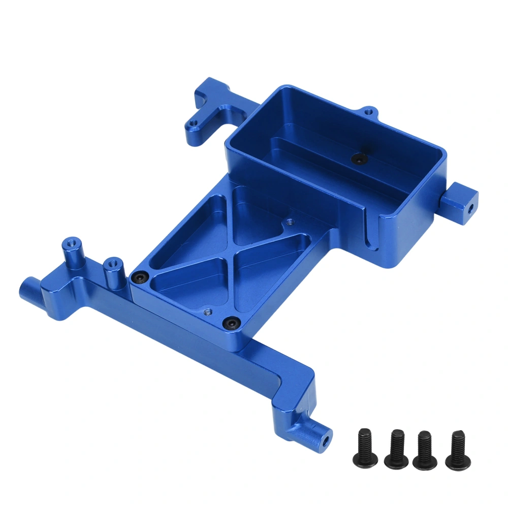 RC Fixed Servo Mount Bracket Replacement for SCX6 1/6 Aluminium Alloy Servo Fixed Bracket Blue