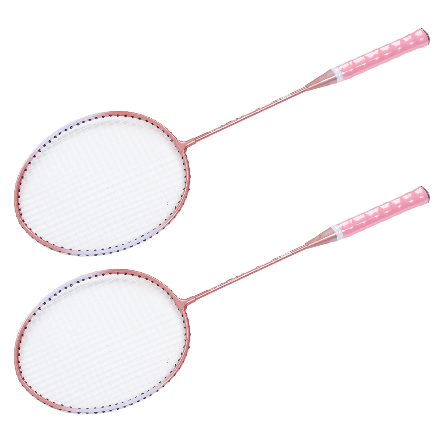 Badminton Rackets Pink Professional Separate Iron Alloy Badminton Rackets for Beginners Student Training