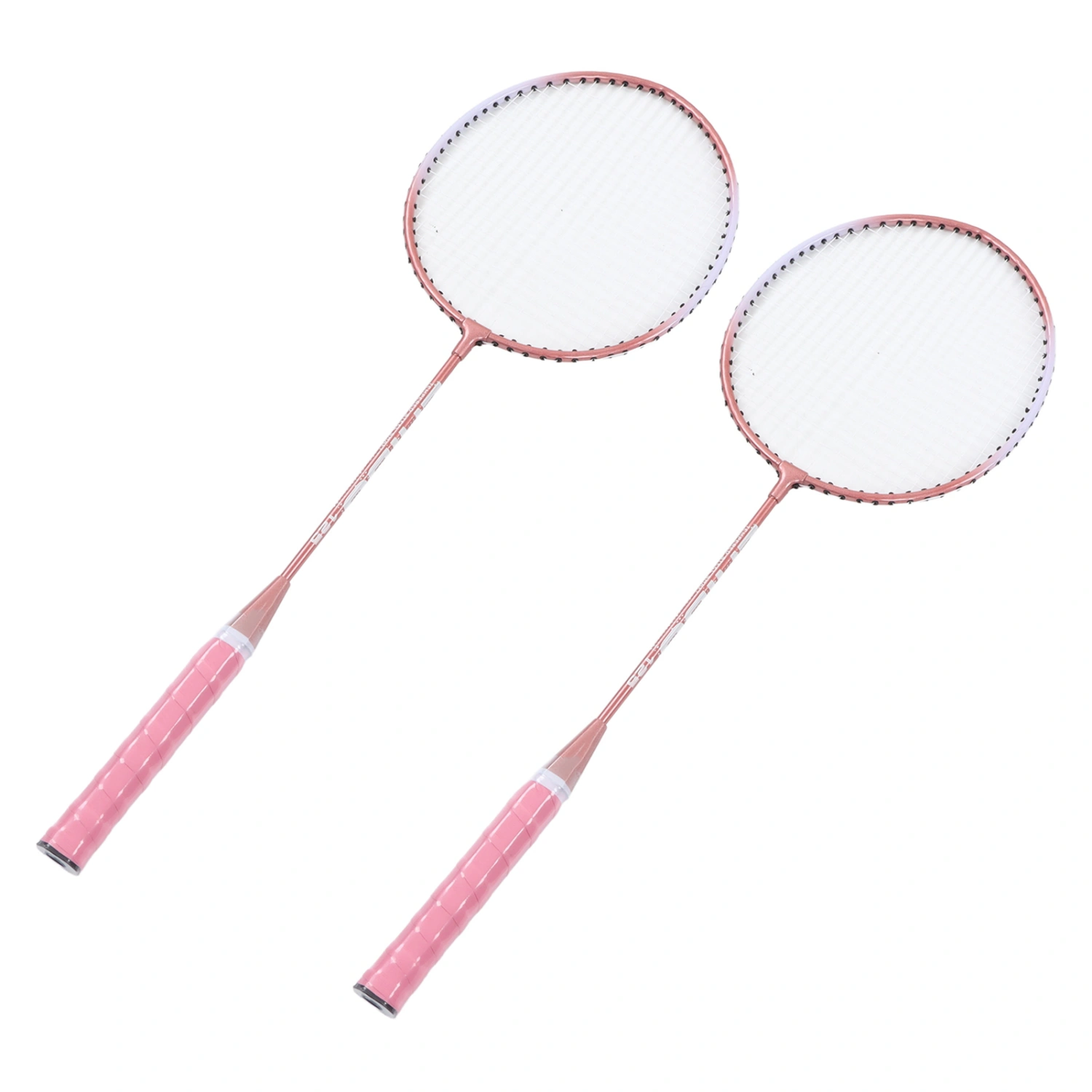 Badminton Rackets Pink Professional Separate Iron Alloy Badminton Rackets for Beginners Student Training