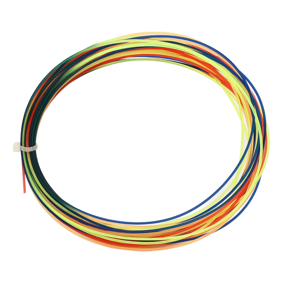 12m 1.30mm Tennis Rackets String Gorgeous Rainbow Elastic Soft String Beatable Tennis Rackets Wire