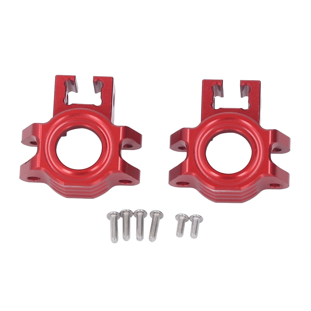 RC Car C Hub Carrier Precise Size Aluminum Alloy RC Car C Hub Block Replacement for Traxxas 1/7 for Unlimited Desert Racer UDR Red