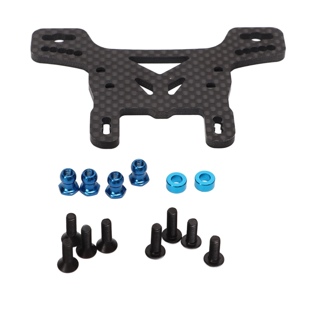 RC Carbon Fiber Rear Shock Tower for Tamiya XV02 58707 1/10 RC Car Replacement Shock Tower Plate