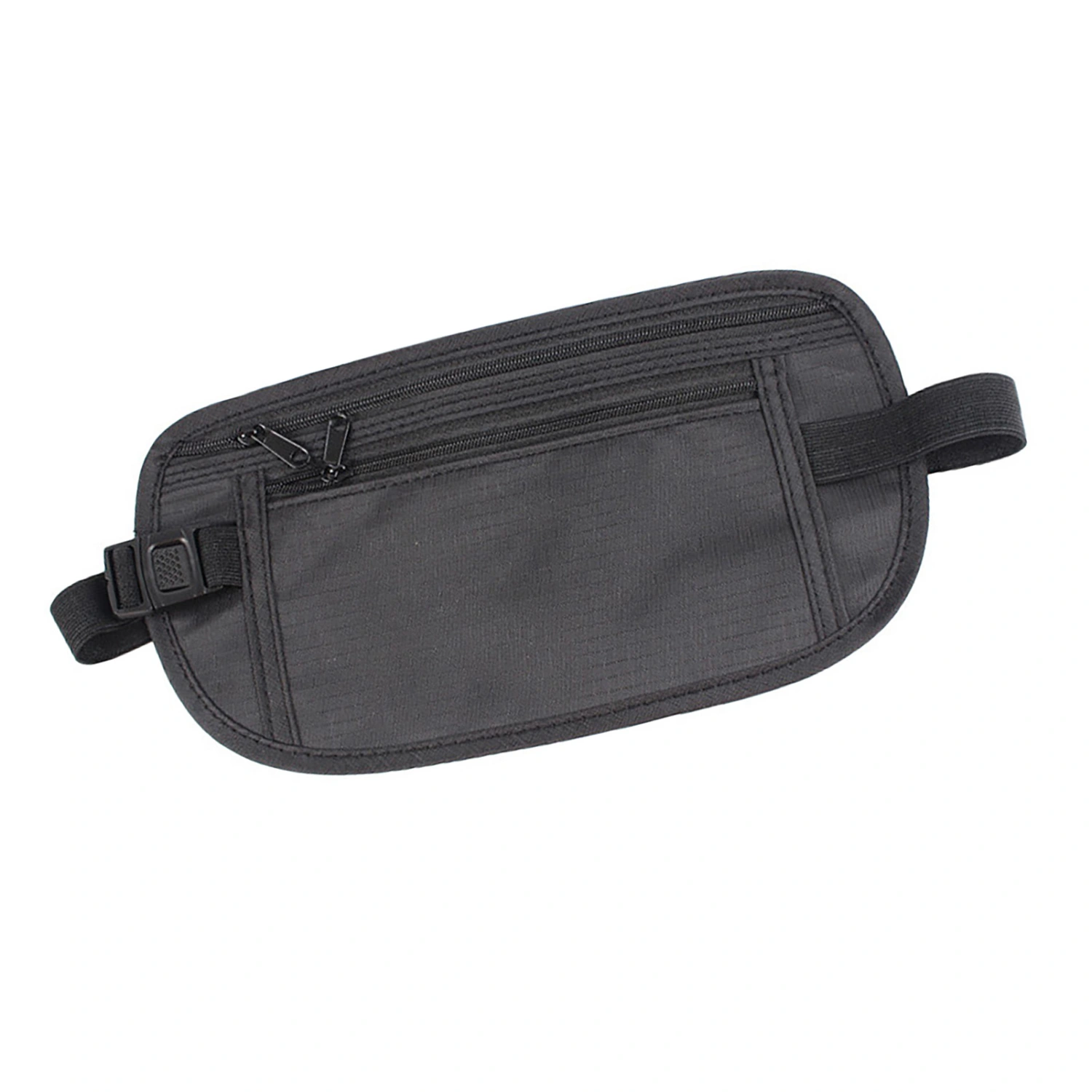 Waist Pack Professional Large Capacity Light Weight Breathable Mesh Workout Waist Pack Bag for Sports Jogging Outdoor Black