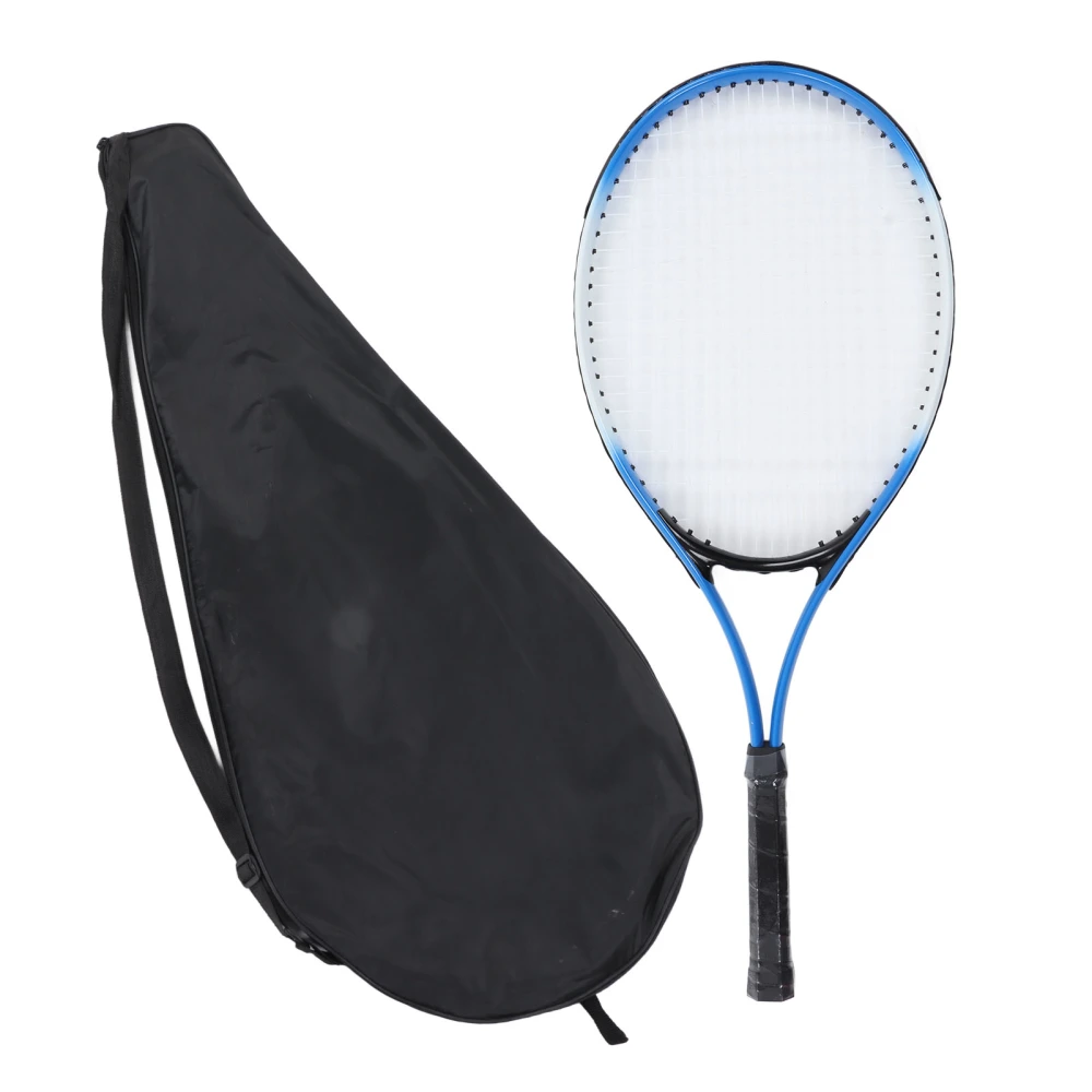 Kids Tennis Racket Shock Absorbing Aluminum Alloy Frame Training Tennis Racquet with Bag for Children Beginners