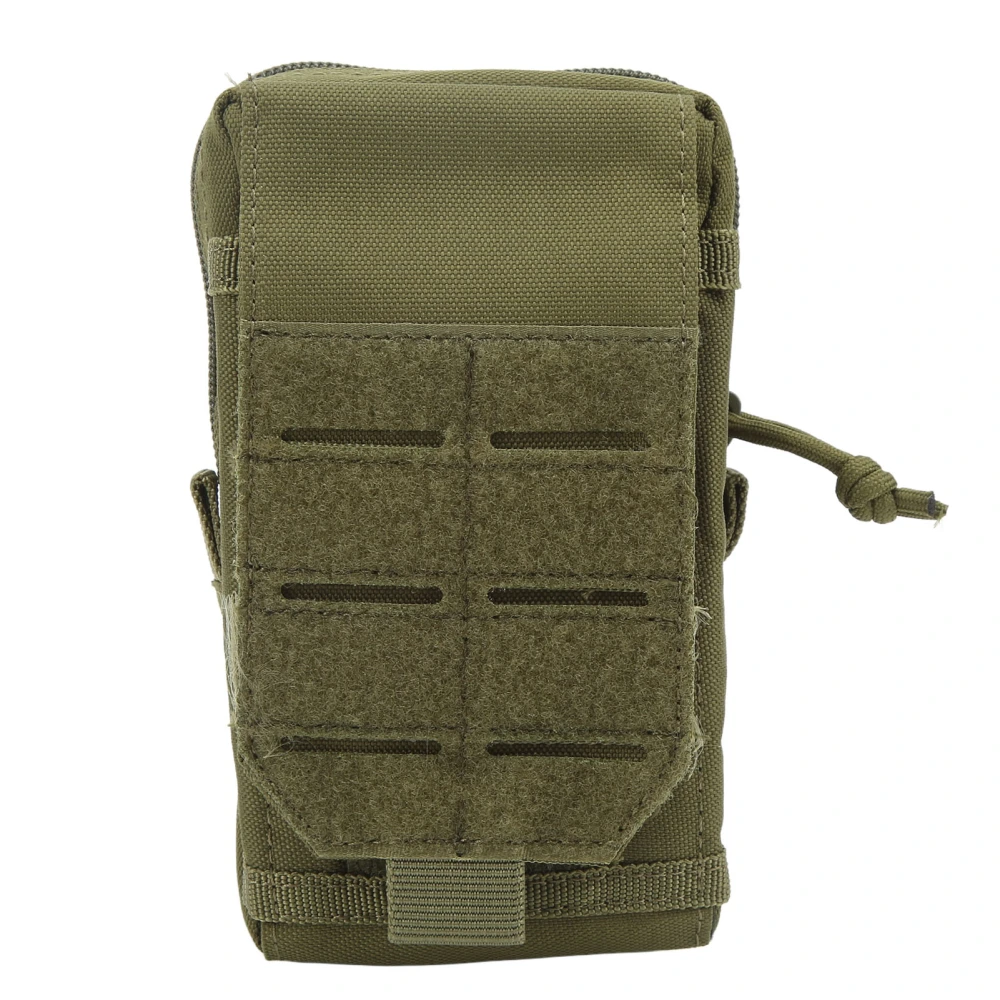 BuyWeek Molle Mobile Phone Belt Pouch Multipurpose Utility Waist Bag Men's Double Layer Waist Pack for Outdoor Camping Fishing OD Green