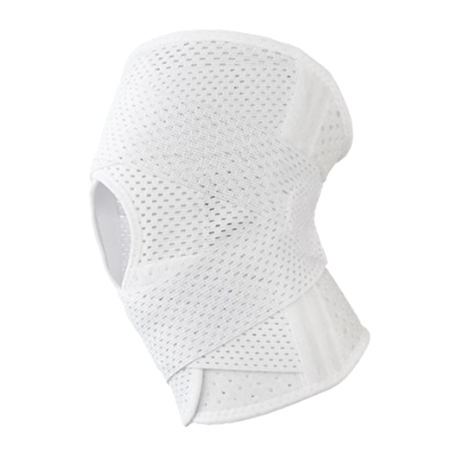 Knee Brace Ultra Thin Breathable Knee Support Pads for Patella Stabilization and Meniscus Recovery White Single L