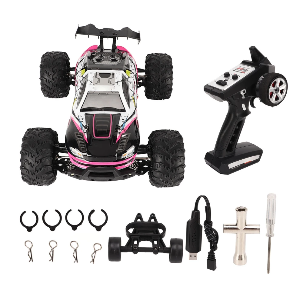 Brushless High Speed RC Car 1/16 4WD Full Scale 70km/h Off Road Racing Car 16101PRO RC Car Model for Kids Above 14 Pink