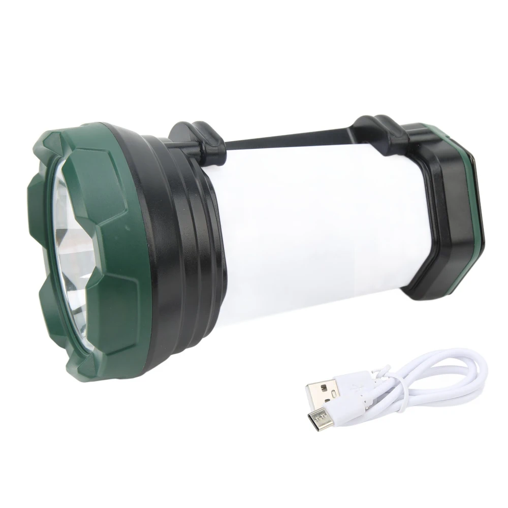 Camping Lantern 3 Gear Adjustable High Brightness USB Rechargeable Camping Spotlight Flashlight for Outdoor Camping Home