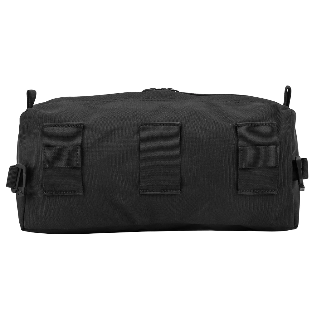 Military Storage Pouch Oxford Cloth Large Waterproof Military Pocket for Travel Camping Black