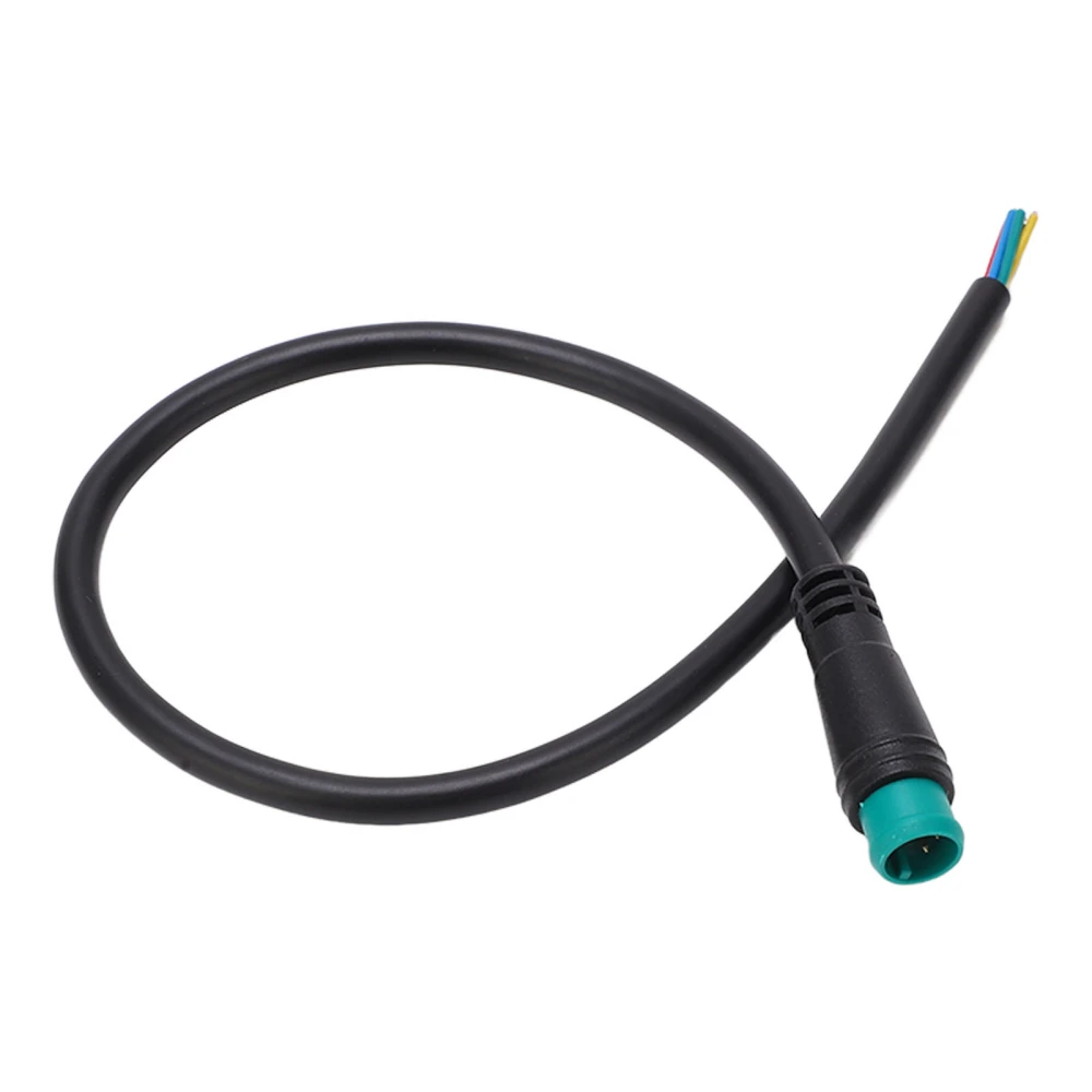 5 Pin Male E Bike Extension Cable 0.8 Feet IP65 Waterproof Portable Instrument Extension Cord for E Scooters AC 200V