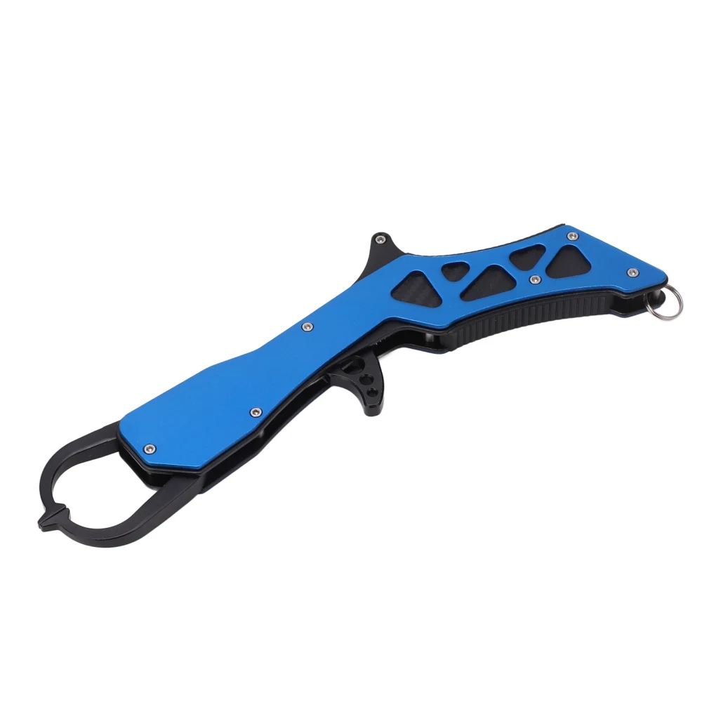 Fishing Grip Pliers Aluminum Alloy Fish Controller Plier Lip Grip Clamp Fishing Tool Blue