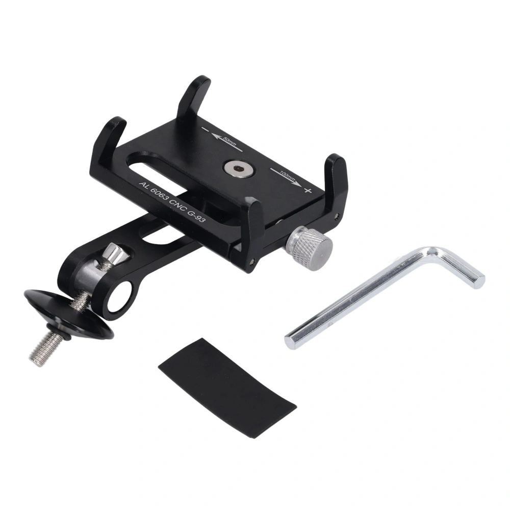 Bike Phone Holder Aluminum Alloy Headpart Cover Fixing Mobile Phone Mount for Mountain Road Bikes