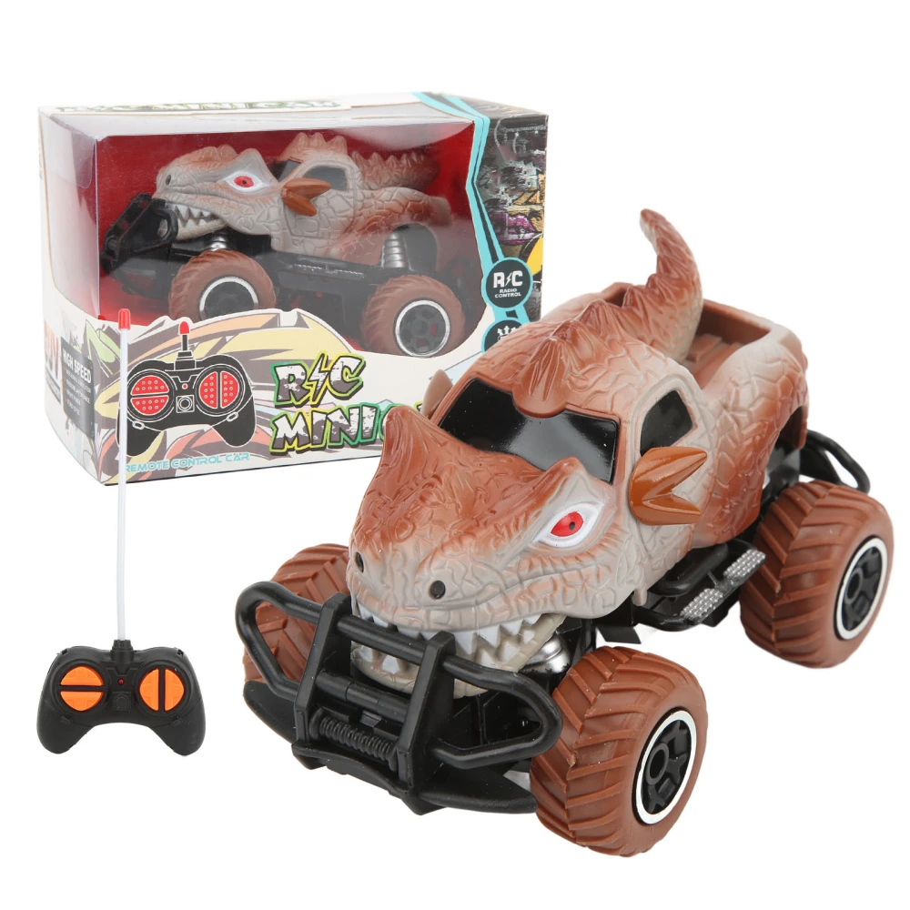 1:43 Off Road RC Car with Controller 4 Channel Remote Control Car Model Children Outdoor Toy Brown