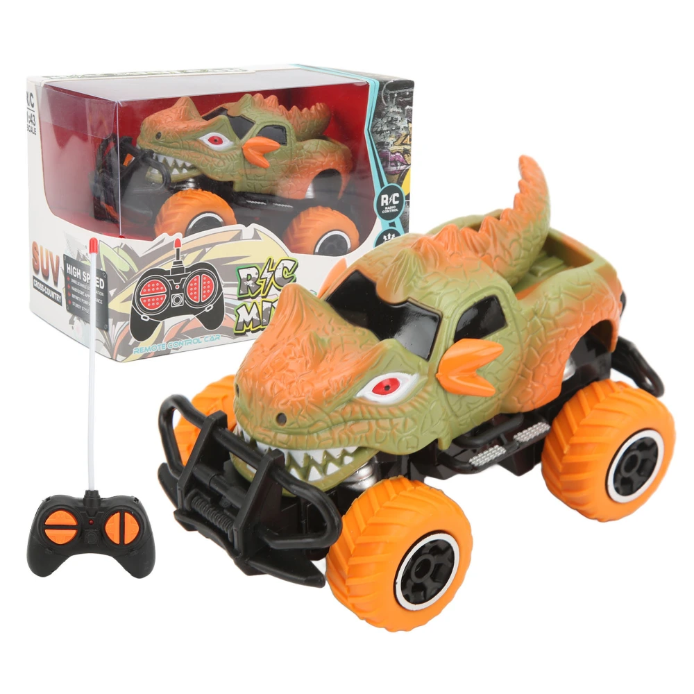 1:43 Off Road RC Car with Controller 4 Channel Remote Control Car Model Children Outdoor Toy Orange Green