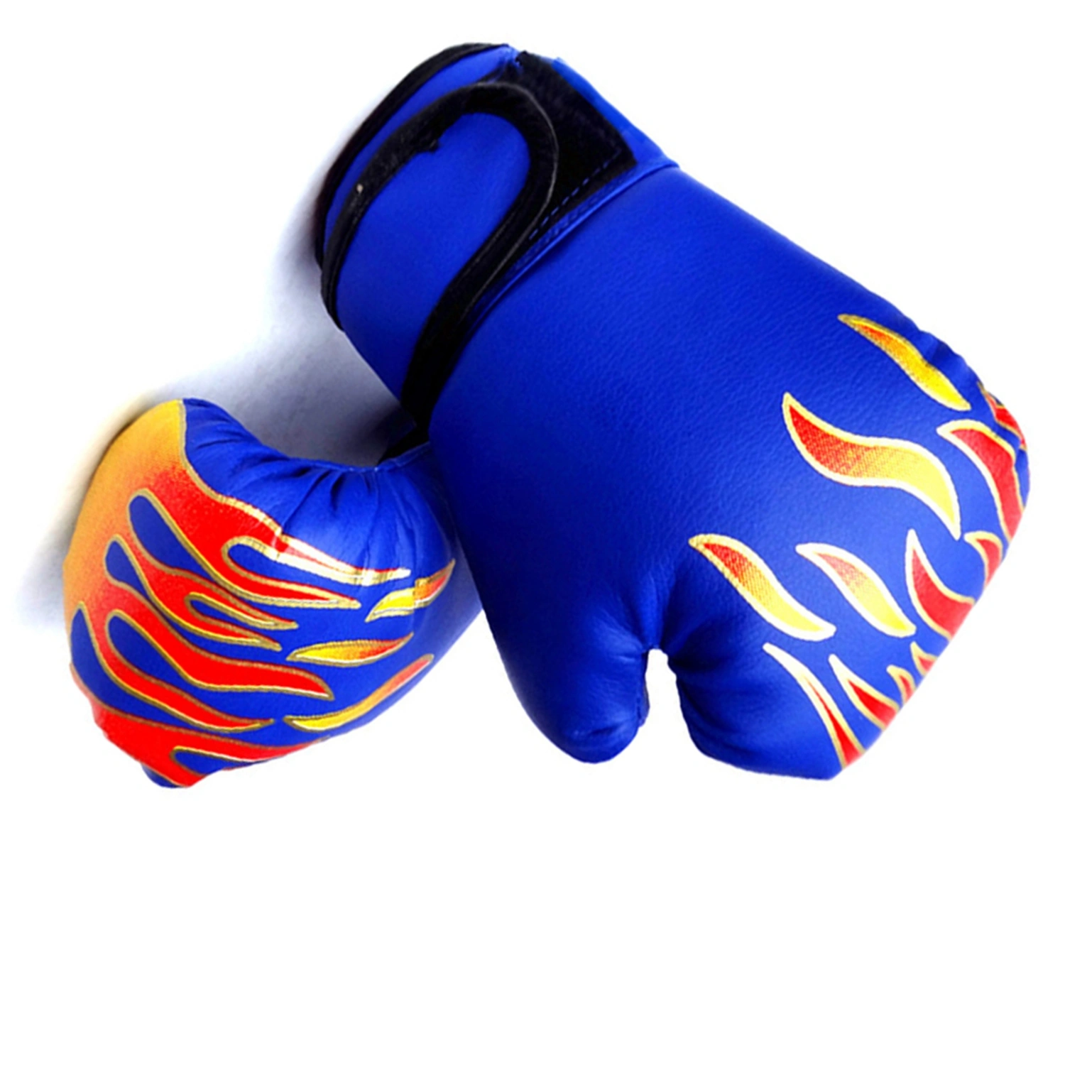 Kids Boxing Gloves for Professional Fighting Youth Boxing Training Gloves Thickened PU Punching Bag Gloves Blue