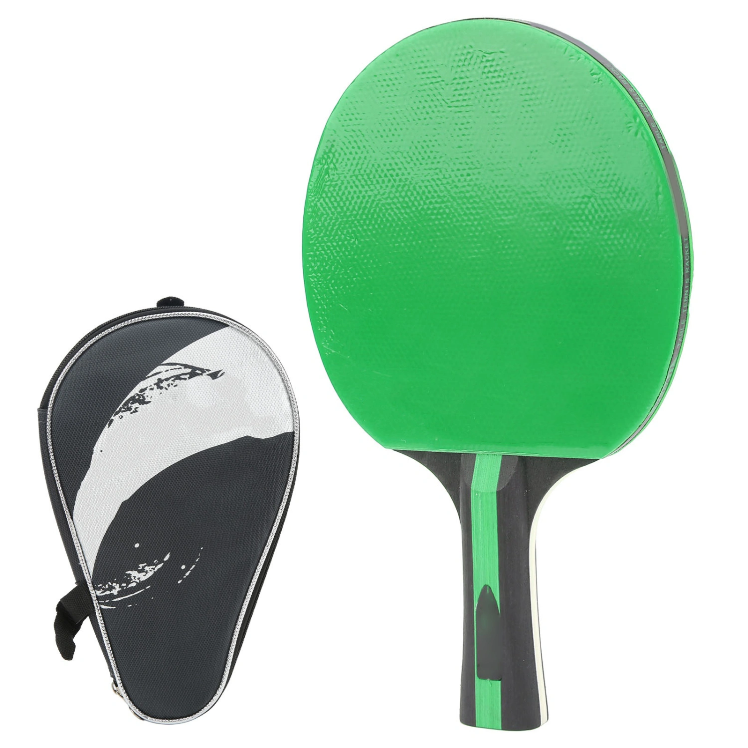 REGAIL Table Tennis Paddle Double Sided Beef Tendon Rubber Training Handshake Table Tennis Rackets Green