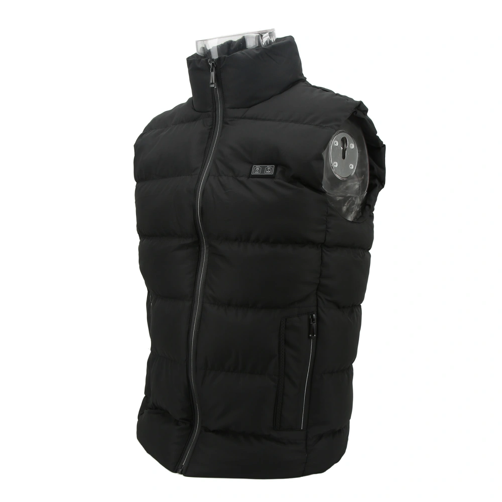 Electric Heated Vest 9 Area Heating Heated Jacket USB Rechargeable Heating Vest with 3 Temperature for Men Women L