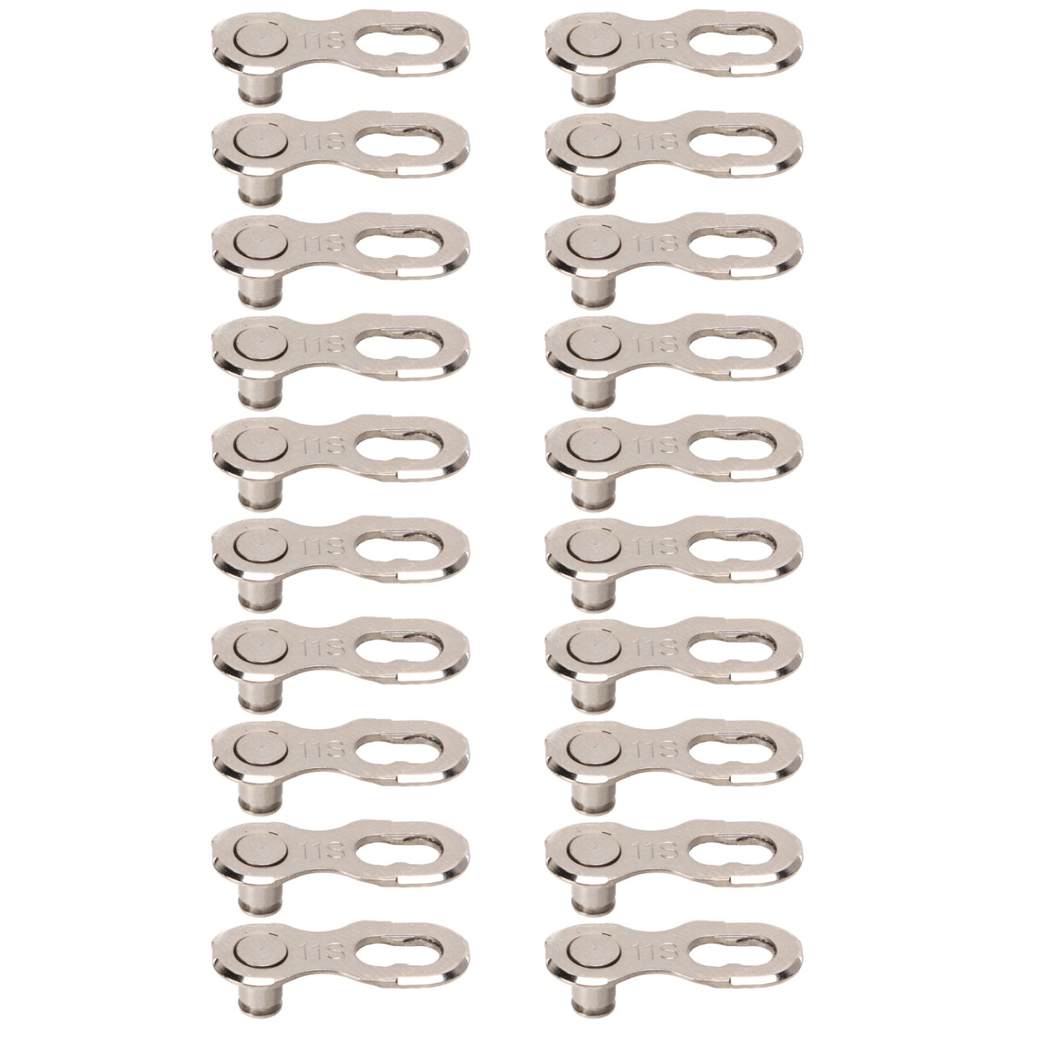 10 Pairs 11 Speed Mountain Road Bike Chain Connector Quick Release Bike Chain Link Connector for Cycling Silver