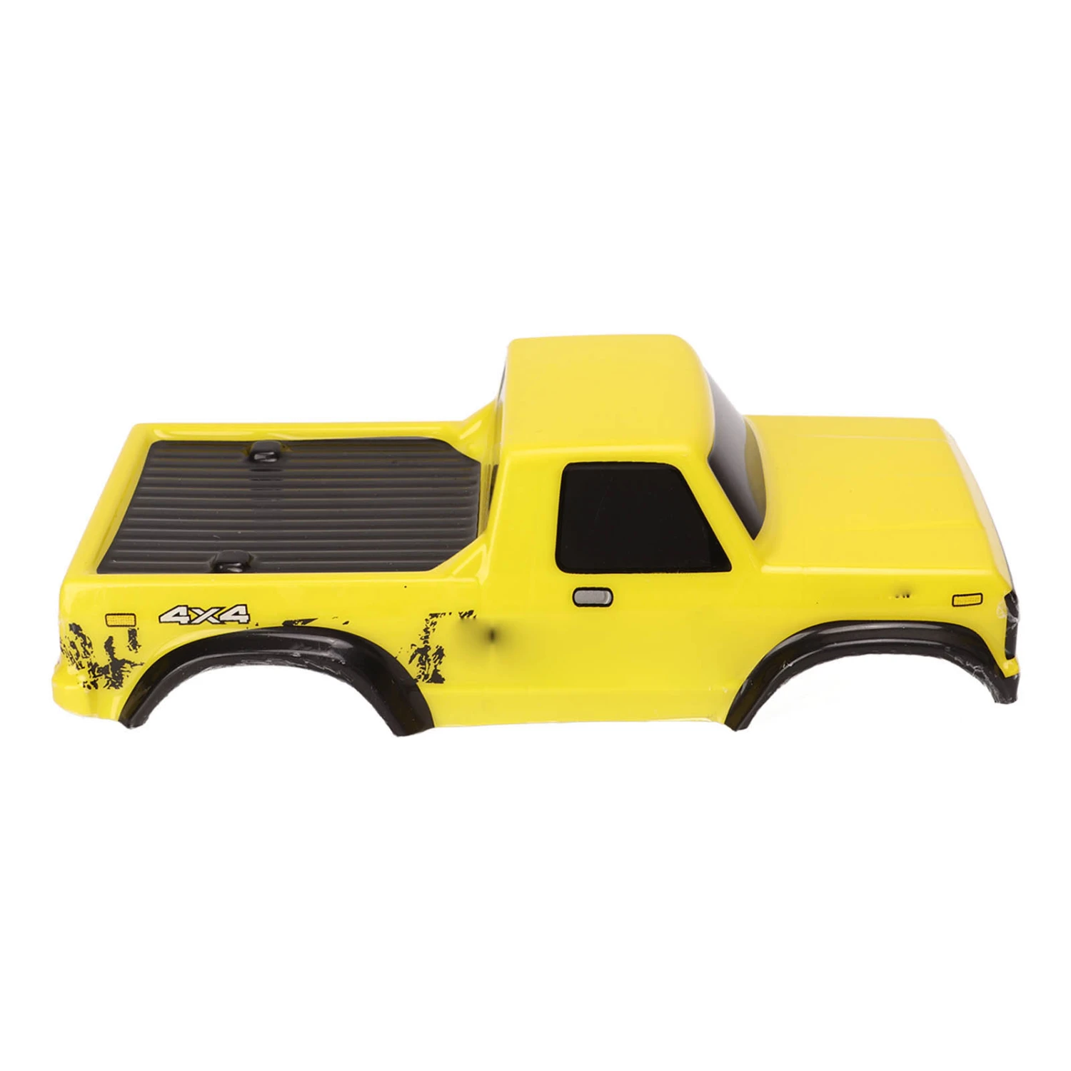 RC Car Body Shells Wheel Base 125mm Shock Resistance RC Accessories for Axial SCX24 1:24 Tracked Vehicle Yellow