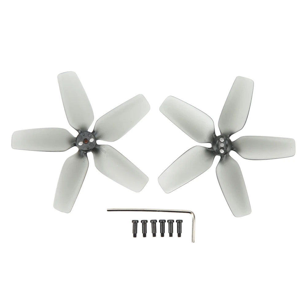 BuyWeek 1 Pair Propellers for Avata Aircraft Low Noise 5 Blades Wing Fans Propellers Drone Spare Parts EWB9496