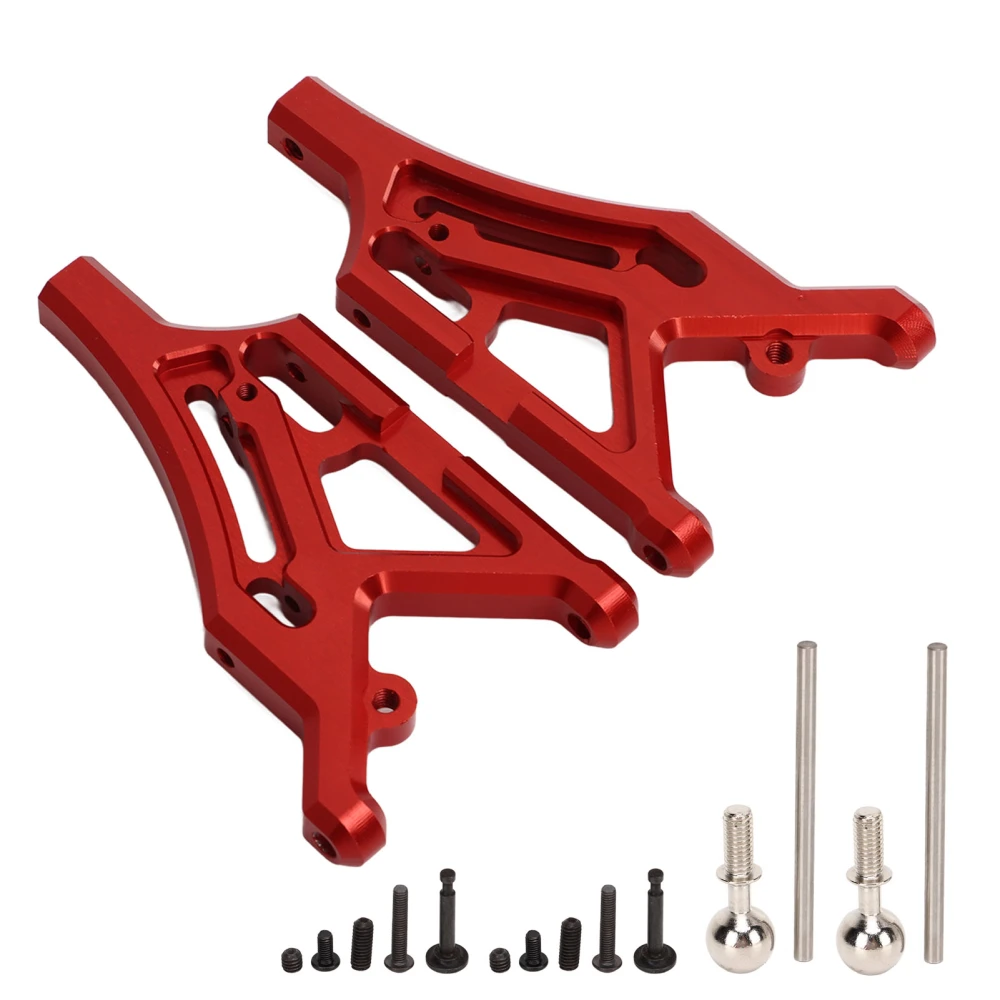 RC Front Suspension Arm Aluminum Alloy High Strength RC Car Front Swing Arm for ARRMA 1/7 1/8 Red