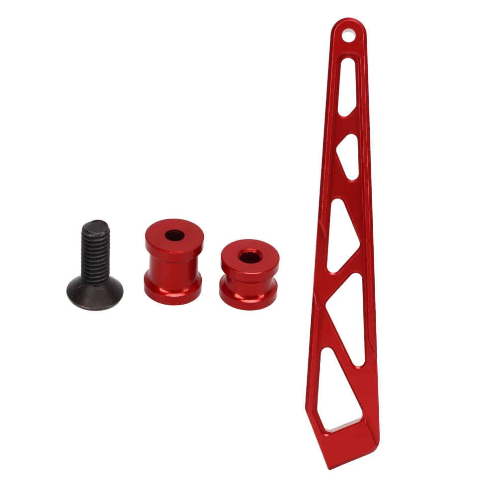 RC Rear Chassis Brace Aluminum Alloy RC Rear Chassis Brace Bracket Replacement Parts for ARRMA 1/7 1/8 Red