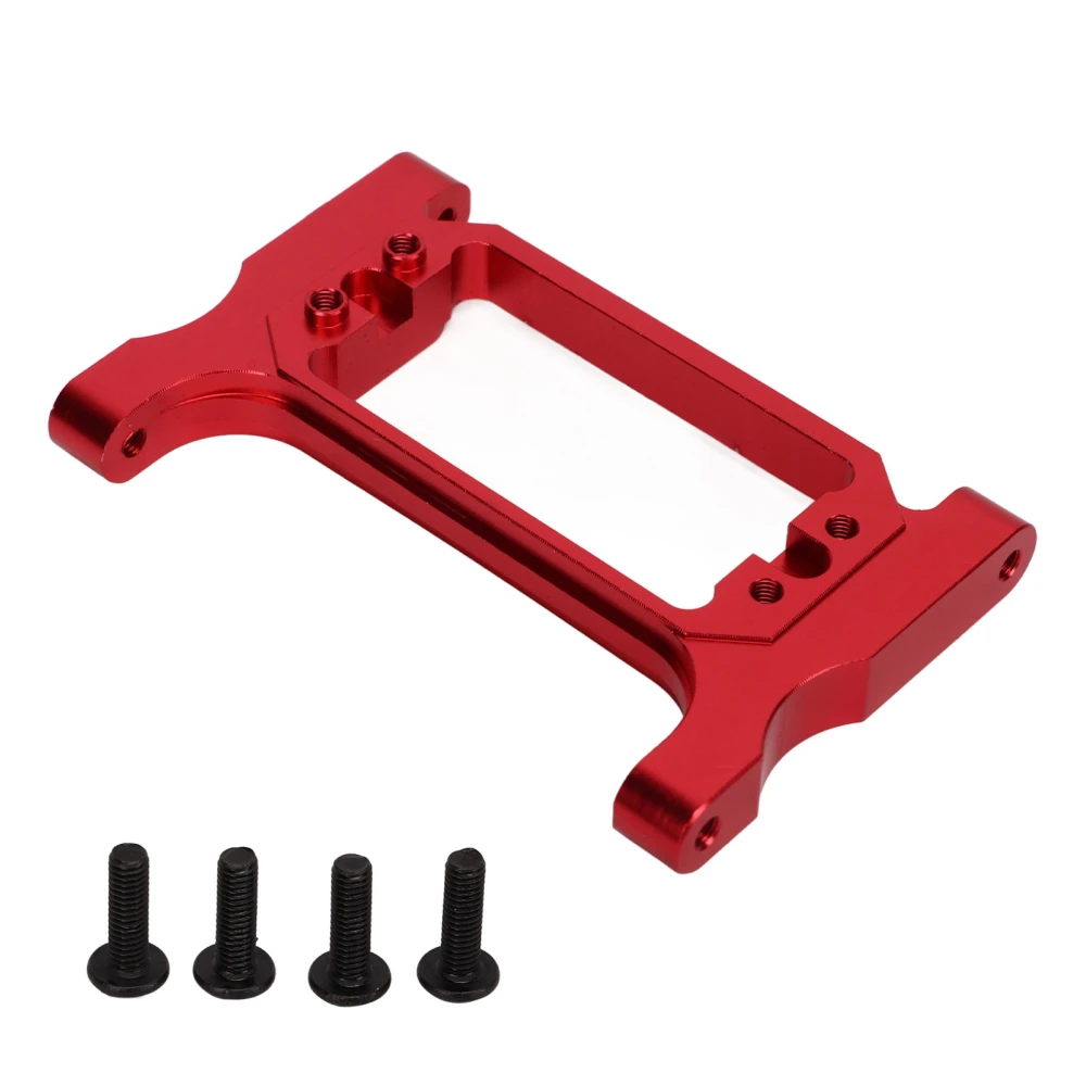 RC Front Chassis Brace Crossmember Beam Aluminium Alloy for Traxxas 1/10 Climbing Car Red