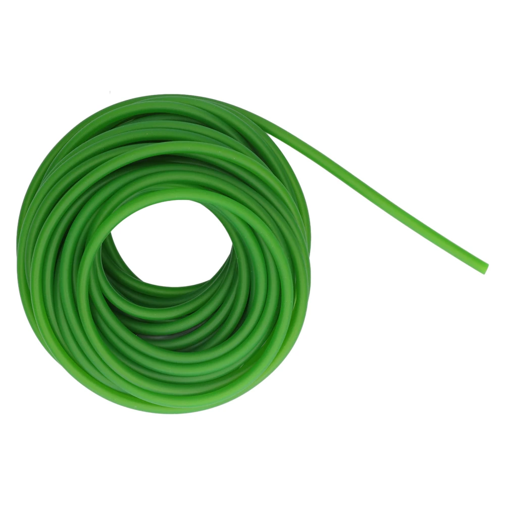 Slingshot Replacement Band Fluorescent Green High Elasticity Latex Rubber Band Tube Slingshot Accessories 10m / 32.8ft