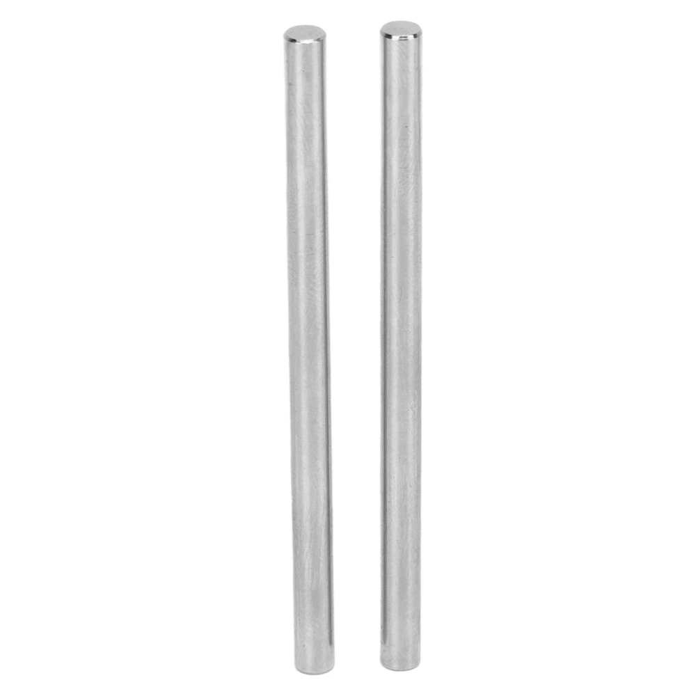 2 Pcs RC Hinge Pin Lower Silver Strong Steel RC Lower Swing Arm Pin for ARRMA 1/7 1/8 Series