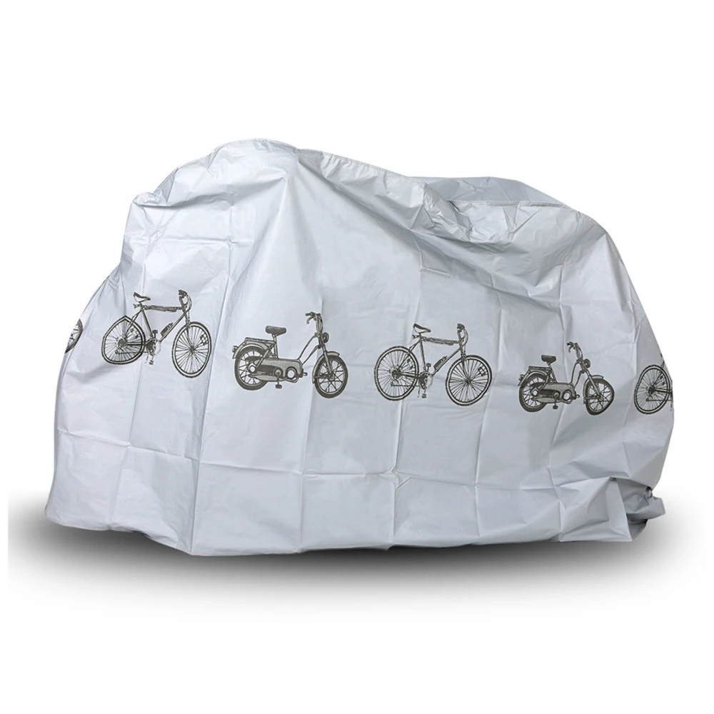 Bike Cover Mountain Bike Dust Cover Thickened Rainproof Cover for Motorcycle Electric Bike Grey