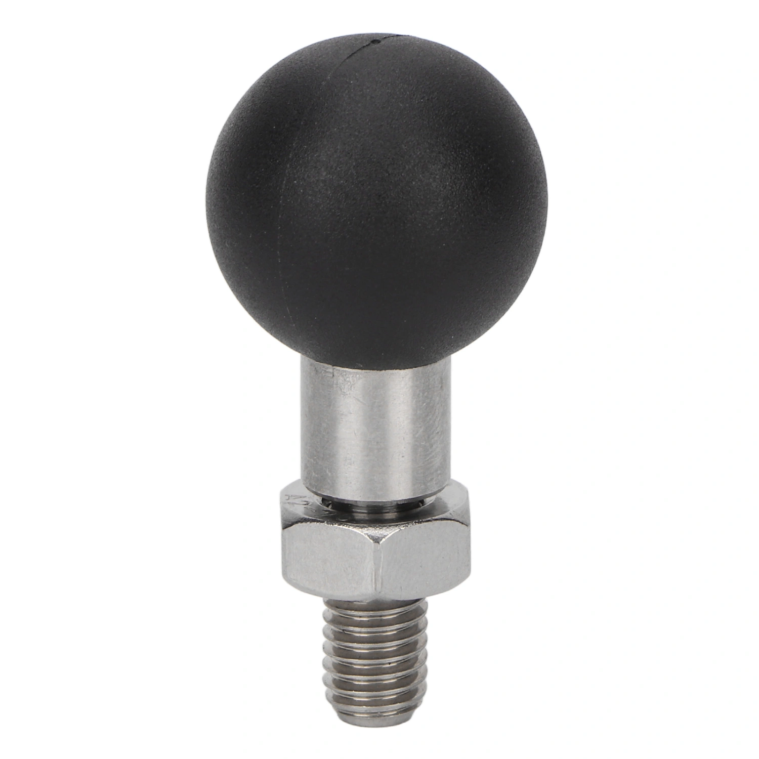 Motorcycle Thread Ball Mount Stainless Steel Rubber Easy Installation Ball Adapter for Motorbike Phone Holder M8